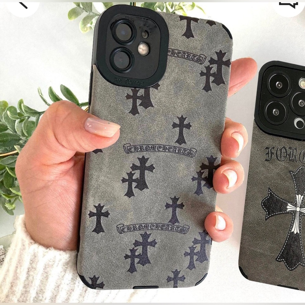 Chrome hearts gothic cross iPhone 12 Pro Max case brand NEW !
